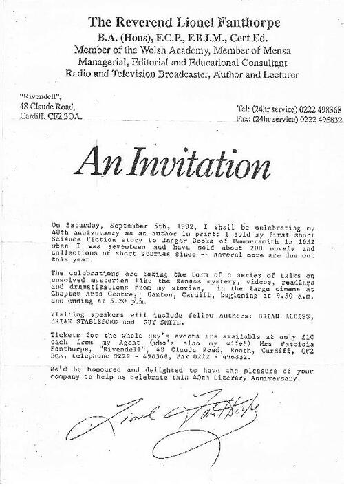 40th Anniversary Invite